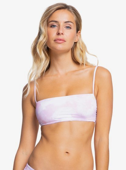 Roxy Women’s Standard Sea Waves Reversible Bandeau, Size Large by Vanessa Jane