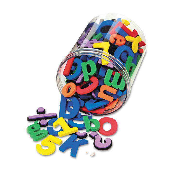 WonderFoam Magnetic Alphabet Letters, Foam, 1.5"; 1", Assorted Colors, 105/Pack