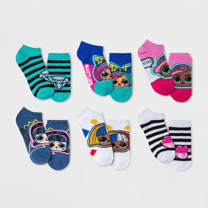 Kids L.O.L. Surprise! 6pk Socks - S/M by Vanessa Jane