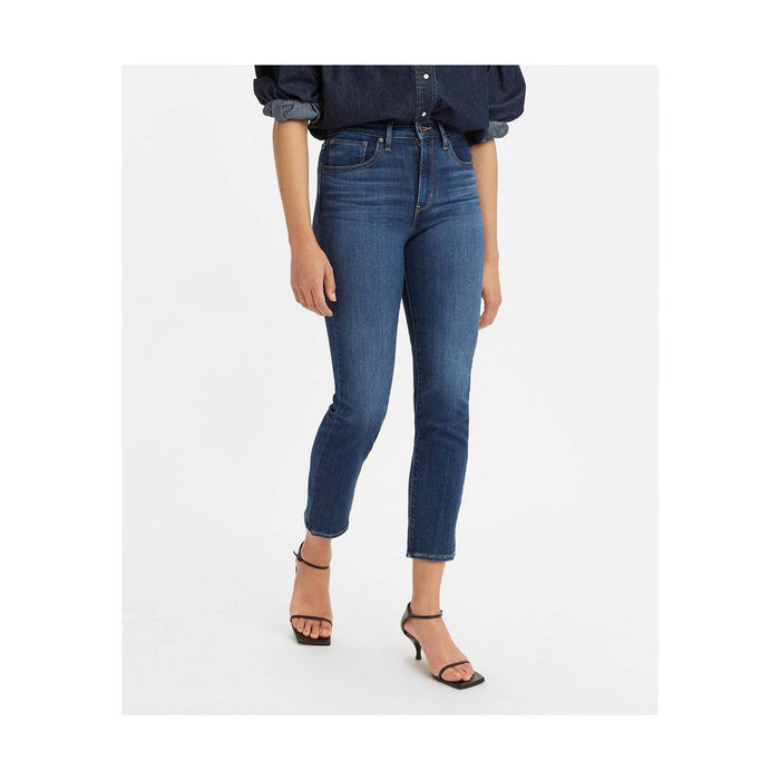 Levis Womens 724 Straight-Leg Cropped Jeans, Size 33W by Vanessa Jane