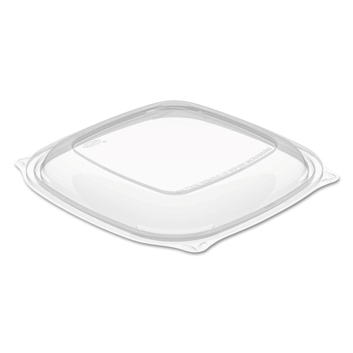 Dart PresentaBowls Pro Clear Square Lids for 24-32 oz Bowls, 8.5 x 8.5 x 0.5, Clear, Plastic, 63/Bag, 4 Bags/Carton