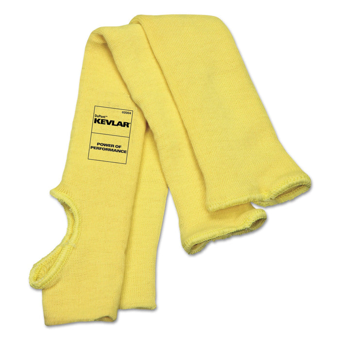 MCR Economy Series DuPont Kevlar Fiber Sleeves, One Size Fits All, Yellow, 1 Pair