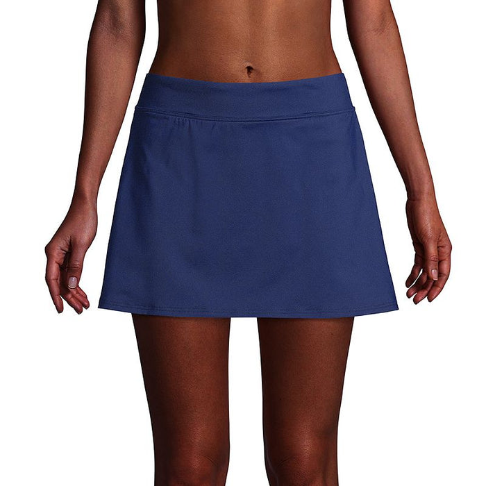 Lands End Chlorine Resistant Tummy Control Swim Skirt by Vanessa Jane