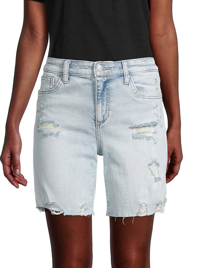Joes Jeans Womens Distressed Denim Shorts - Commerce - Size 27 (4) by Vanessa Jane