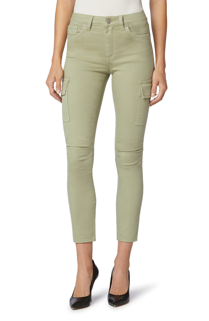 Hudson Jeans Barbara High-Rise Super Skinny Ankle Cargo Pant - Green - 23 by Vanessa Jane