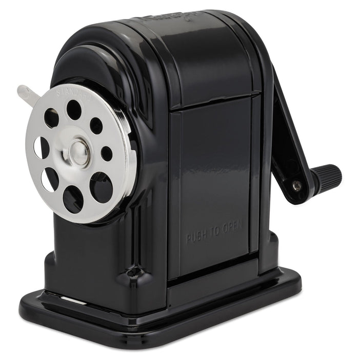 X-ACTO Ranger 55 Classroom Manual Pencil Sharpener, Manually-Powered, 3.25 x 6 x 5.5, Black