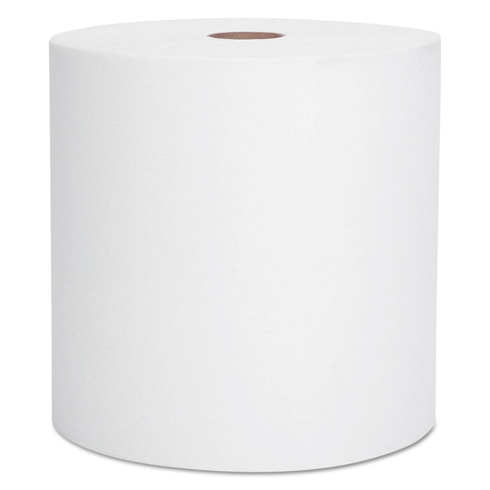 Scott Essential High Capacity Hard Roll Towels for Business, Absorbency Pockets, 1.75" Core, 8" x 950 ft, White, 6 Rolls/Carton