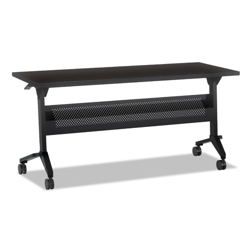 Safco Flip-n-Go Table Top, Rectangular, 48w x 24d, Mocha