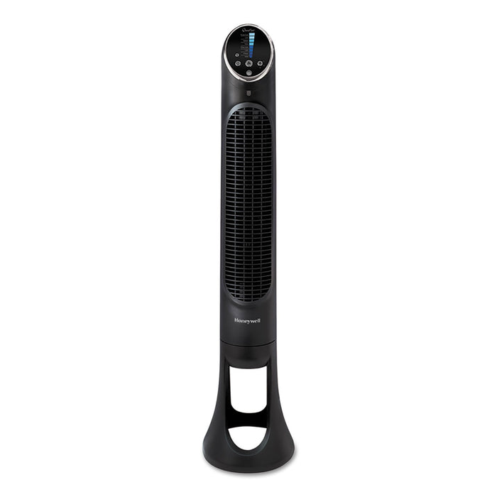 Honeywell QuietSet 8-Speed Whole-Room Tower Fan, 10w x 40h, Black