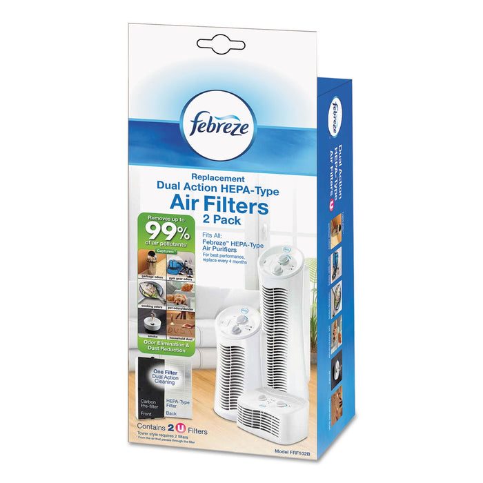 Honeywell Air Purifier Filter Refill, 5.12 x 11.87, 2/Pack