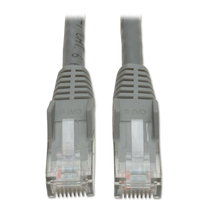 Tripp Lite CAT6 Gigabit Snagless Molded Patch Cable, 5 ft, Gray