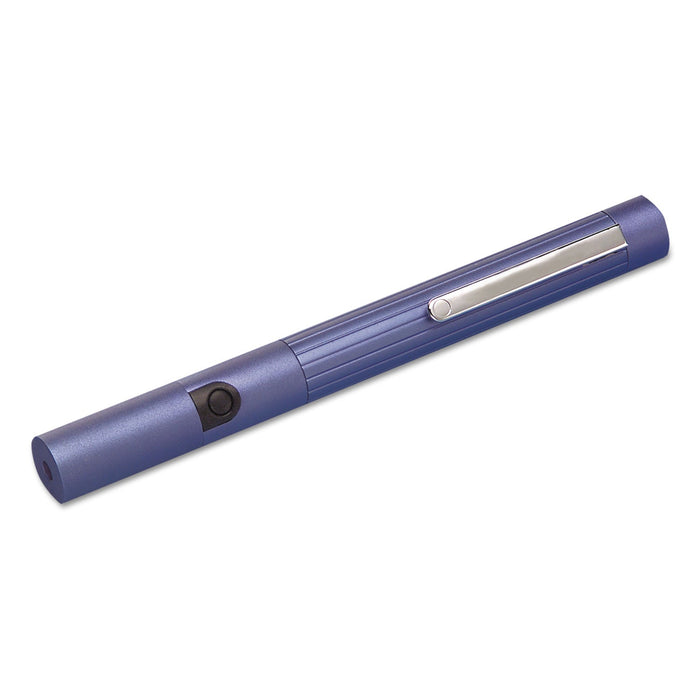 Quartet General Purpose Laser Pointer, Class 3A, Projects 1,148 ft, Metallic Blue