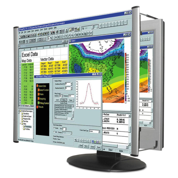 Kantek LCD Monitor Magnifier Filter, Fits 24" Widescreen LCD, 16:9/16:10 Aspect Ratio