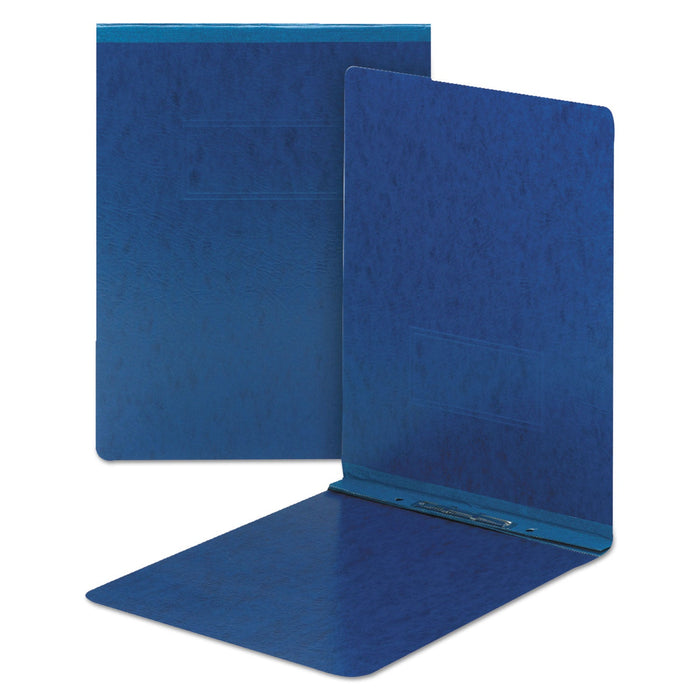 Smead Prong Fastener Premium Pressboard Report Cover, Two-Prong Fastener: 2" Capacity, 8.5 x 11, Dark Blue/Dark Blue