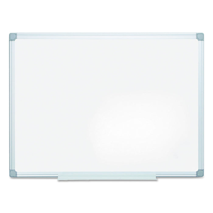 MasterVision Earth Easy-Clean Dry Erase Board, White/Silver, 36x48