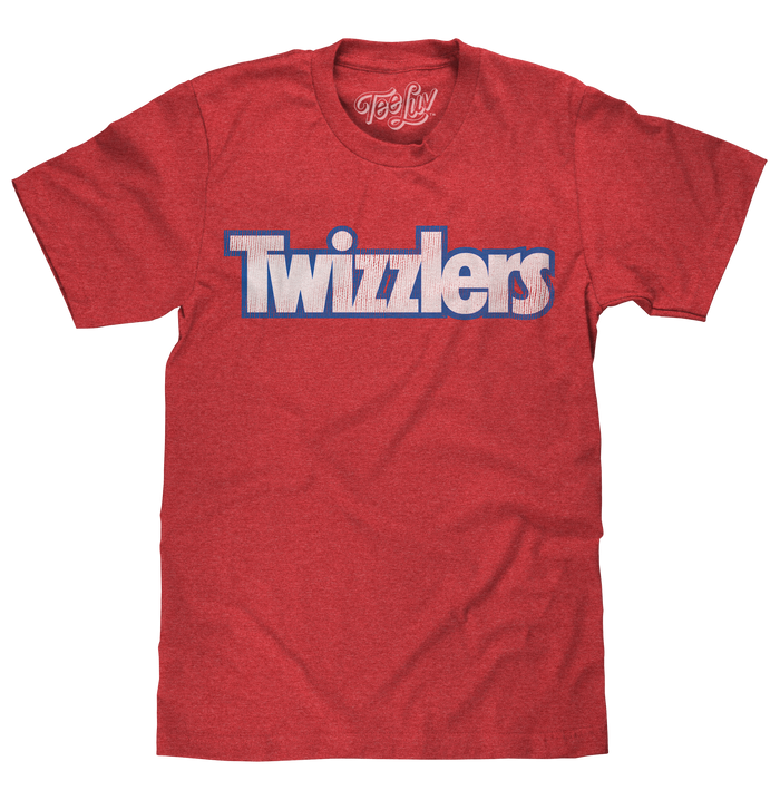 Twizzlers Logo T-Shirt - Red by Tee Luv