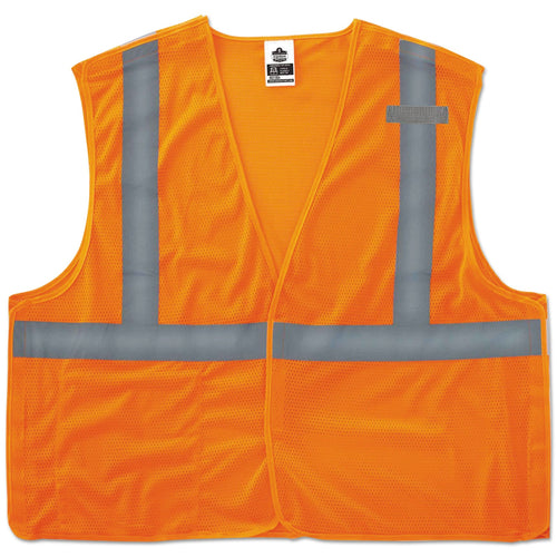 ergodyne GloWear 8215BA Type R Class 2 Econo Breakaway Mesh Vest, Large to X-Large, Orange