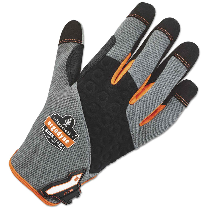 ergodyne ProFlex 710 Heavy-Duty Utility Gloves, Gray, Large, 1 Pair