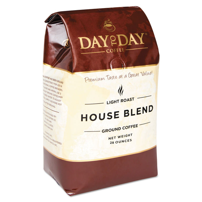 Day to Day Coffee 100% Pure Coffee, House Blend, Ground, 28 oz Bag