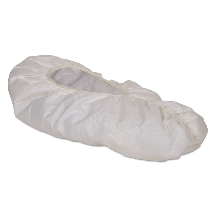 KleenGuard A40 Shoe Covers, One Size Fits All, White, 400/Carton