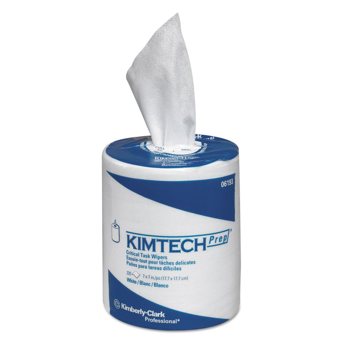 Kimtech SCOTTPURE Wipers, 1/4 Fold, 12 x 15, White, 100/Box, 4/Carton
