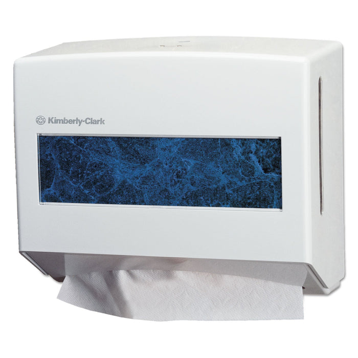 Kimberly-Clark Professional* Scottfold Compact Towel Dispenser, 10.75 x 4.75 x 9, Pearl White