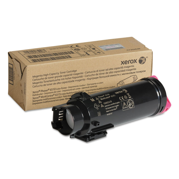 Xerox 106R03478 High-Yield Toner, 2,400 Page-Yield, Magenta