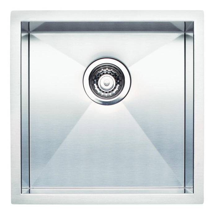 Blanco 518168 17 X 17 Quatrus R0 Bar Bowl Stainless Steel Sink by Vanessa Jane