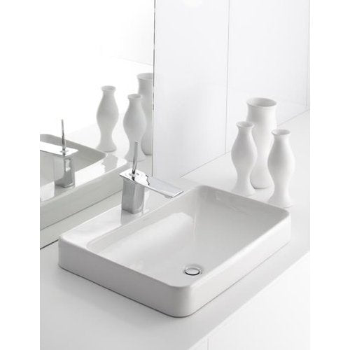 Kohler K-2660-1-0 Vitreous China Above Counter Rectangular Bathroom Sink, 25.512 by Vanessa Jane