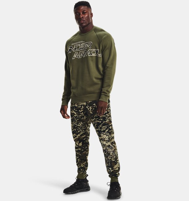 Under Armour Mens Rival Fleece Camo Script Jogger Pants, Size Small by Vanessa Jane