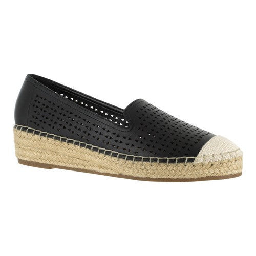 Bella Vita Womens Channing Cap Toe Espadrille Flats by Vanessa Jane