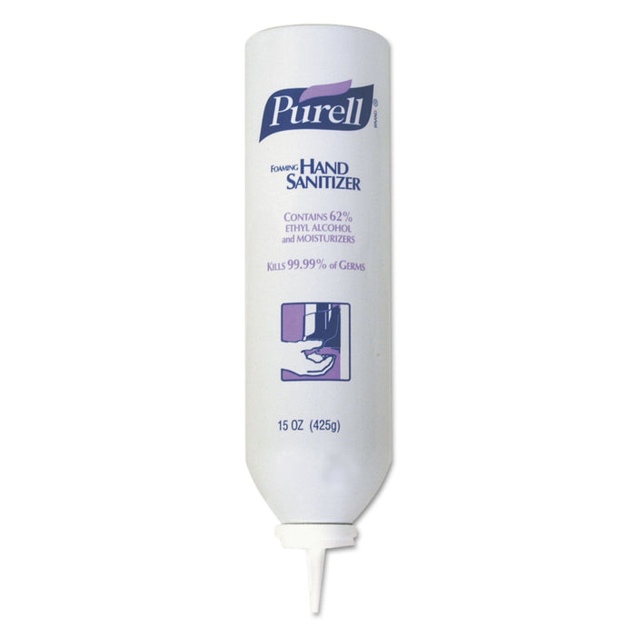PURELL Foam Hand Sanitizer, 15 oz Canister, Unscented, 12/Carton