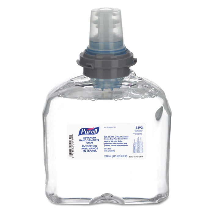 PURELL Advanced TFX Refill Instant Foam Hand Sanitizer, 1,200 mL, Unscented