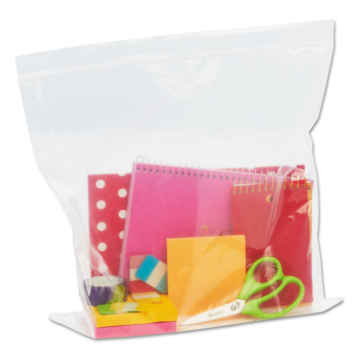 Stout Seal Closure Bags, 2 mil, 12" x 12", Clear, 500/Carton