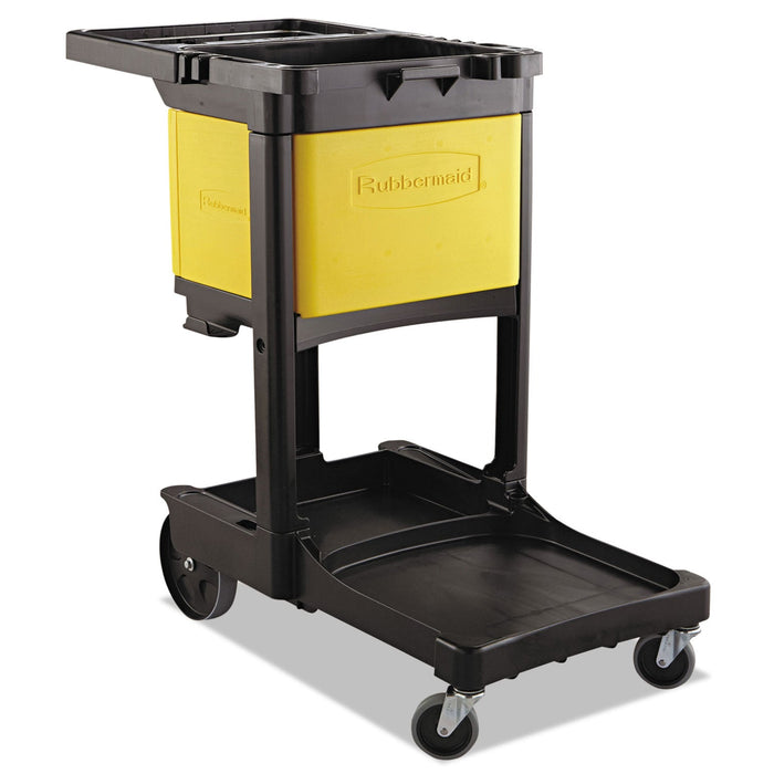 Rubbermaid Locking Cabinet, For Rubbermaid Commercial Cleaning Carts, Yellow