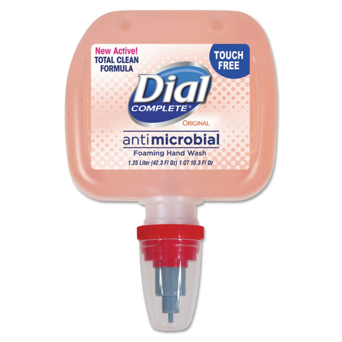 Dial Antimicrobial Foaming Hand Wash, Original, 1.25 L, Duo Dispenser Refill, 3/Carton