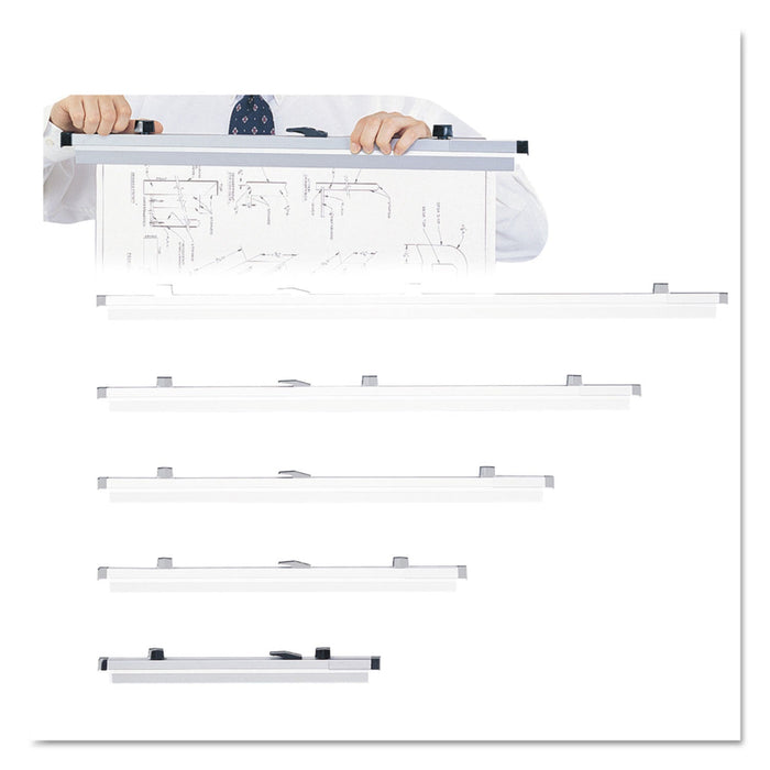 Safco Sheet File Hanging Clamps, 100 Sheets Per Clamp, 18" Length, 6/Carton