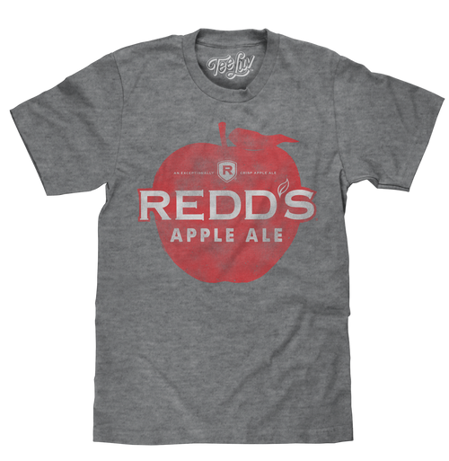 Redd's Apple Ale Logo T-Shirt - Gray by Tee Luv