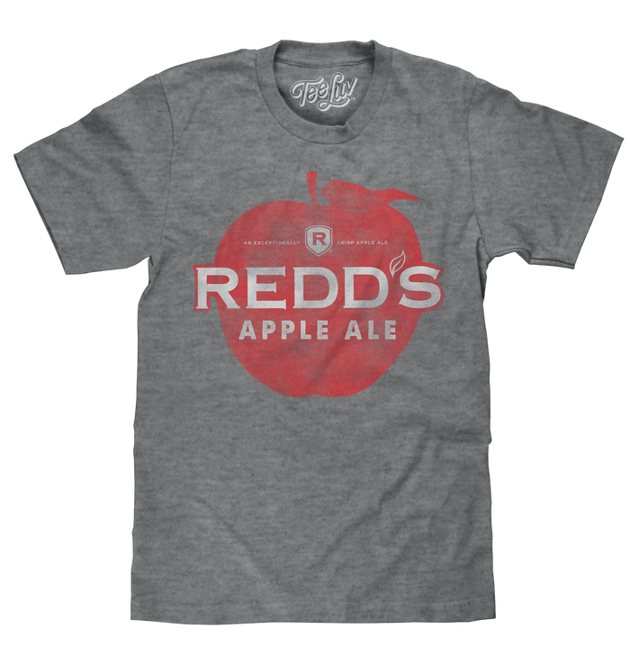Redd's Apple Ale Logo T-Shirt - Gray by Tee Luv