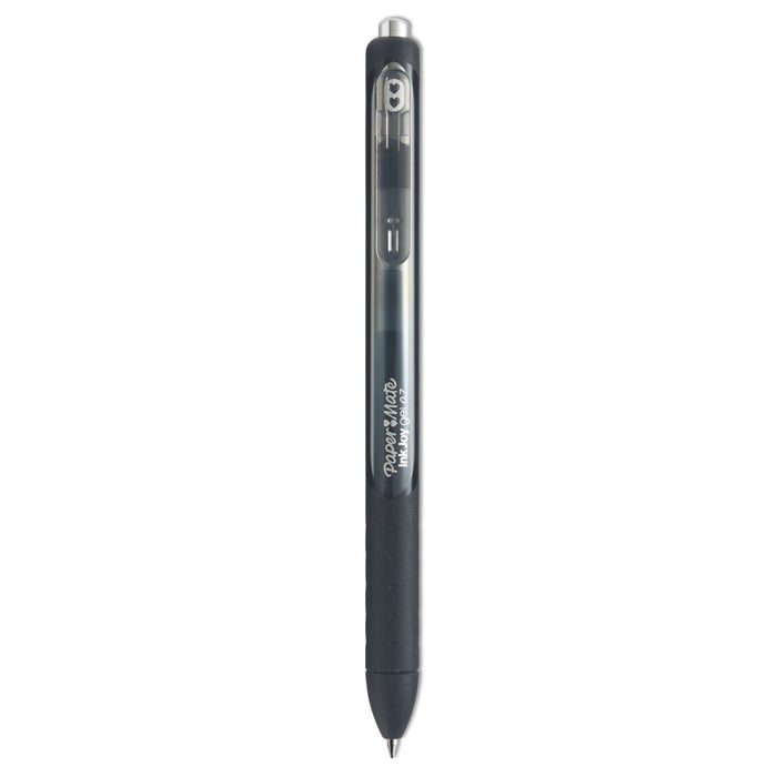 Paper Mate InkJoy Gel Pen, Retractable, Medium 0.7 mm, Black Ink, Black Barrel, 36/Pack