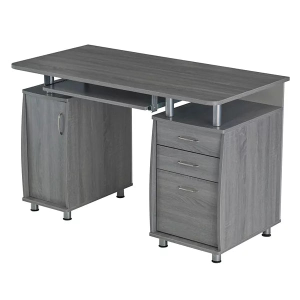 Techni Mobili Workstation 3-Drawer Desk by Vanessa Jane