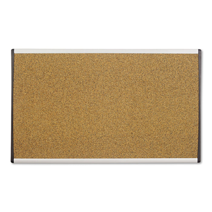 Quartet ARC Frame Cork Cubicle Board, 18 x 30, Tan, Aluminum Frame