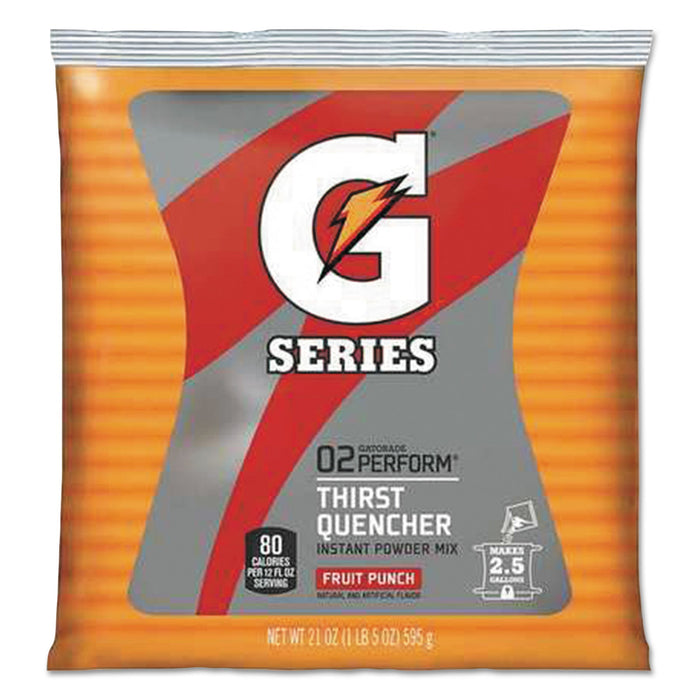 Gatorade Thirst Quencher Powdered Drink Mix, Fruit Punch, 21oz Packet, 32/Carton