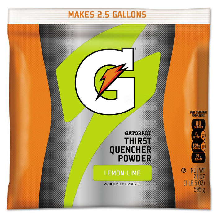 Gatorade Original Powdered Drink Mix, Lemon-Lime, 21oz Packet, 32/Carton