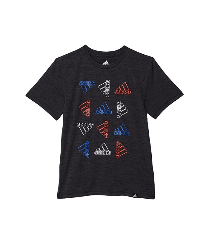 Adidas Big Boys Short Sleeve Aeroready Badge of Sport T-Shirt by Vanessa Jane
