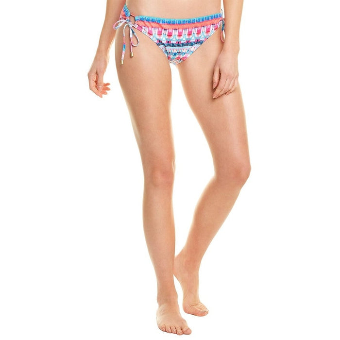 La Blanca Global Jive Printed Adjustable Hipster Bikini Bottoms by Vanessa Jane
