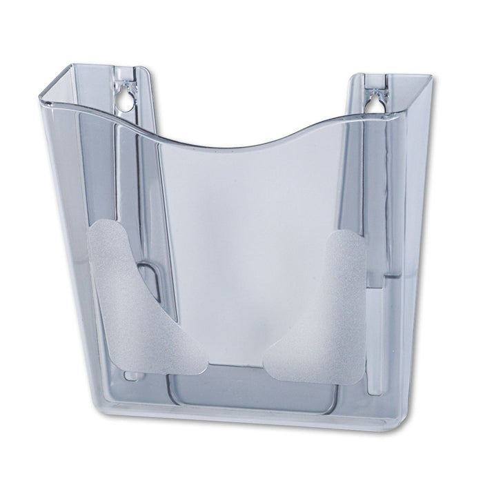 deflecto Euro-Style DocuPocket Portrait Wall File, A4/Letter/Magazines/Portfolio Size, 10.25" x 4" x 10", Smoke