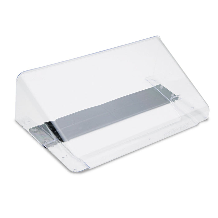 deflecto Magnetic DocuPocket Wall File, Letter Size, 13" x 4" x 7", Clear