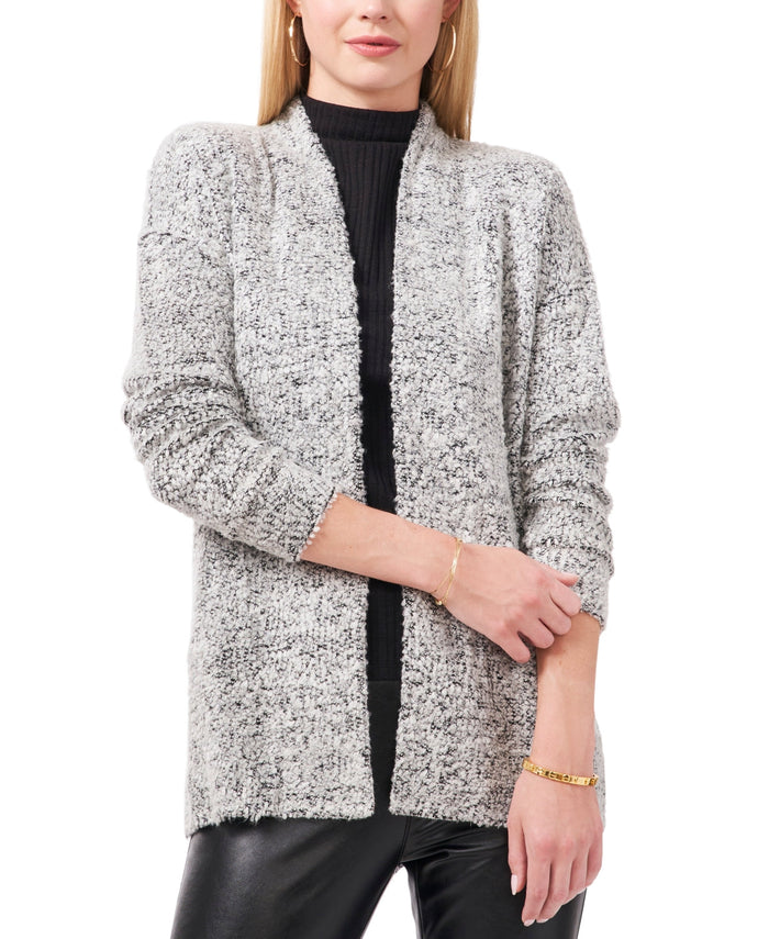 Vince Camuto Boucle Open-Front Cardigan, Size Large by Vanessa Jane