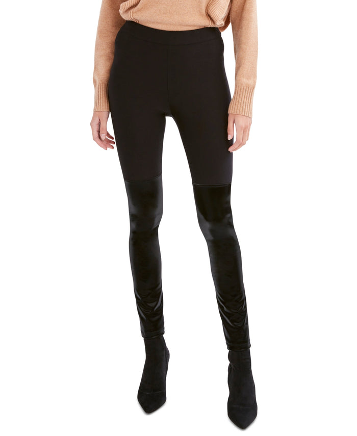 Bcbgmaxazria Leather Panel High Waist Pants, Size XS by Vanessa Jane